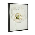 thumbnail image 3 of Stupell Industries Delicate Beauty White Flower Graphic Art Jet Black Floating Framed Canvas Print Wall Art, Design by Patricia Pinto, 3 of 6