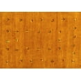 thumbnail image 1 of Ahgly Company Machine Washable Indoor Rectangle Abstract Yellow Contemporary Area Rugs, 2' x 5', 1 of 4
