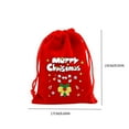 thumbnail image 4 of Dsscvnef Christmas Bag Red Velvet Drawstring Bag Christmas Packaging Bag Jewelry Bag Christmas Snack Bag Drawstring Bag Cool Christmas Ornament Christmas Ornament Daughter, 4 of 6