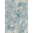 thumbnail image 1 of Dynamic Rugs QU6927041150 Tapis Rectangulaire Transitionnel 5 Pi. 3 Po. x 7 Pi. 7 Po. Quartz 27041 - 150 Beige & Bleu, 1 of 1
