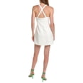 thumbnail image 2 of French Connection Womens Whisper Ruth Crossover Cut-Out Mini Dress, 2 of 2