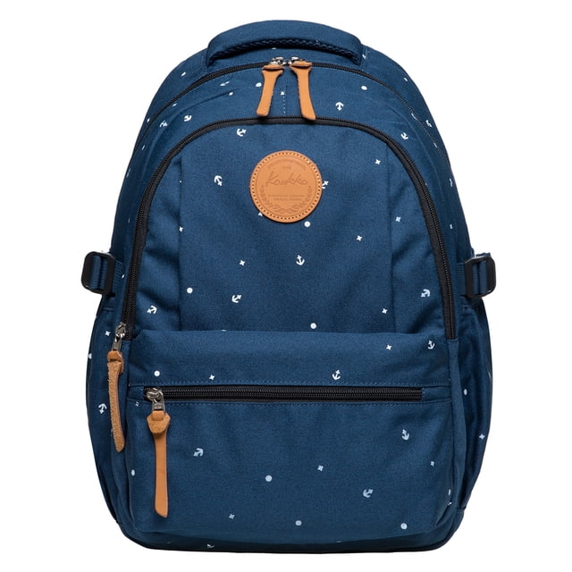 Mochila KAUKKO para la escuela Y el ocio con compartimento para portátil de 15 pulgadas 30 * 15 * 45 cm 20,2 L KS24-Blue