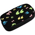 thumbnail image 2 of Quotation Marks Symbol Pencil Case, Large Capacity Pen Holder Large Pouch, 2 of 4