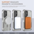 thumbnail image 2 of Dteck for Samsung Galaxy S25+ Case with Stand, Heavy Duty Military-Grade Protection Rugged Case for Galaxy S25 Plus Compatible with MagSafe, Kickstand Shockproof Phone Cover for S25 Plus,Gray, 2 of 4