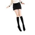 thumbnail image 4 of Calcetines hasta el muslo para mujer, medias cómodas de pierna alta para disfrazarse de cosplay (negro), 4 of 6