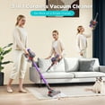 thumbnail image 6 of KANFUAQ Cordless Vacuum Cleaner, 38000PA/450W 50min 2500mah for Home Pet Hair Carpet Wood Floor, 6 of 11