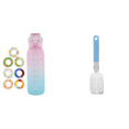 thumbnail image 1 of Para 1000 Ml Gran Capacidad Con 7 Varillas Al Aire Libre () Rosa Azul, 1 of 9
