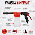 thumbnail image 7 of Adjustable Thick Foam Cannon for Car Wash Auto Detailing & Multi-Purpose Cleaning, 7 of 7