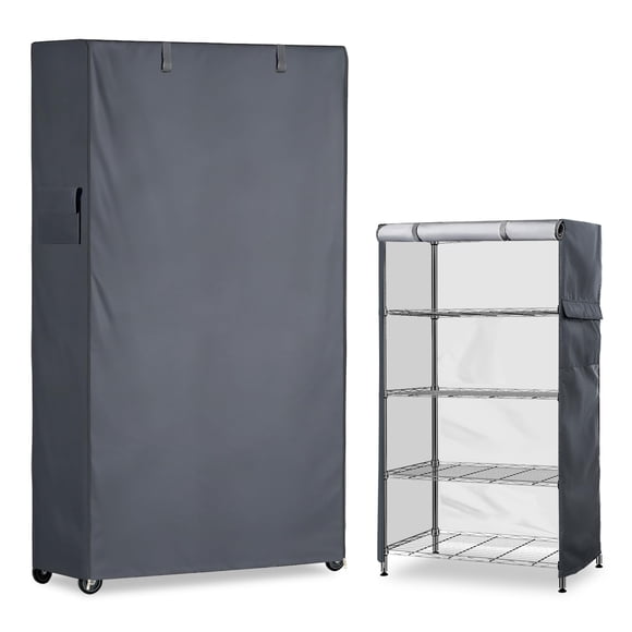 Funda para estantería Dalema impermeable 122x46x183 cm gris