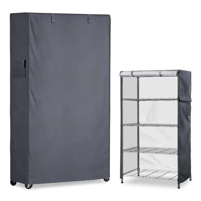 Funda para estantería Dalema impermeable 122x46x183 cm gris