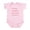 Petal Pink, variant on CafePress - Happy Father's Day Infant Bodysuit - Baby Light Bodysuit, Size Newborn - 24 Months
