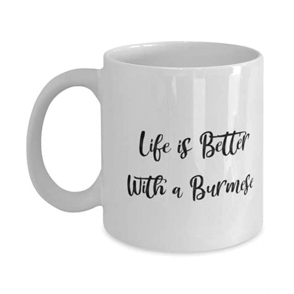 Special Burmese Cat Gifts, Life is Better With a Burmese, Burmese Cat 11oz Mug From Friends