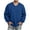Blue Sewatshirt, variant on LONKITO Sweatshirts for Men V-neck Pullover Sweatshirts Long Sleeve Ribbed Hem Loose Tops for Fall Winter Clothes