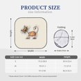 thumbnail image 3 of Windshield Sun Shade, Brown Cat Cartoon Foldable Car Sun Shade Windshield for Front, 2 Pieces, 3 of 7