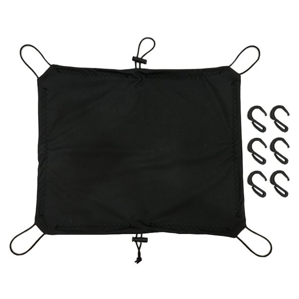 Funda de equipaje para motocicleta, impermeable, elástica, con bolsillo de red, para artículos diversos para montar al aire libre, estante, red para casco, ligera, de talla grande