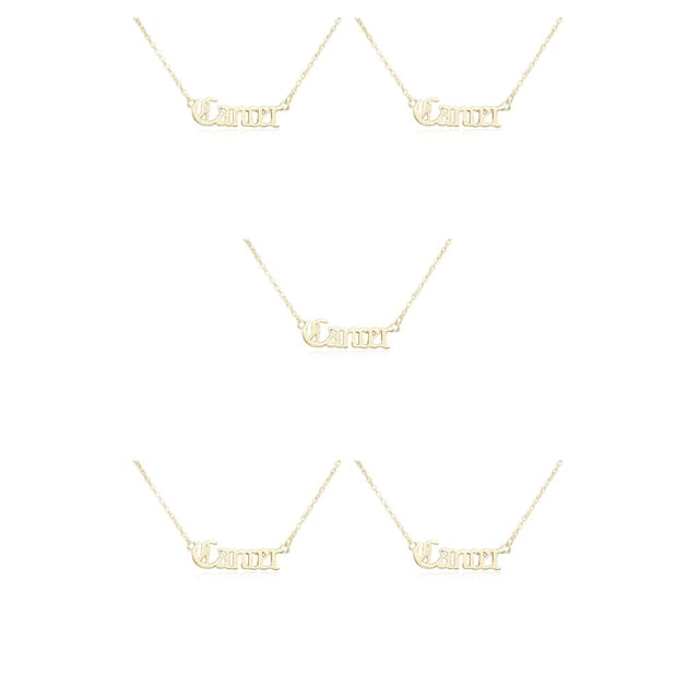 Minnieouse Retro Twelve Zodiac Sign Charm Constellations DIY Delicate Charm Comfortable Necklace Pendant Zodiac for Lover Festival Gifts Type3 NO3
