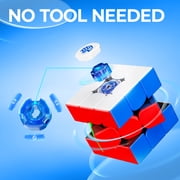 GAN 356 R S, Fast Magic Cube, Smooth Turning Speed Cube, Educational Stickerless Puzzle Toy Brain Teasers for Kids Adults
