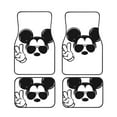 thumbnail image 1 of Cartoon Mickey Mouse And Minnie Mouse Car Floor Mats Universal Floor Mats for Cars Front Rear Car Foot Mats Cute Anime Pattern Car Accessories for Trucks, 1 of 5