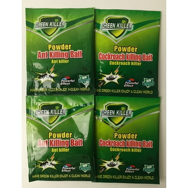 Powerful insecticide, effective killer of cockroaches, ants, crawling insects, etc., easy to use, 80 packs (5g/pack)