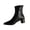 Black, variant on Boots for Women, Pointed Toe Zipper Block Heel Chelsea Ankle Boots, Fashion Casual Fall Winter Booties Shoes, 6, Black