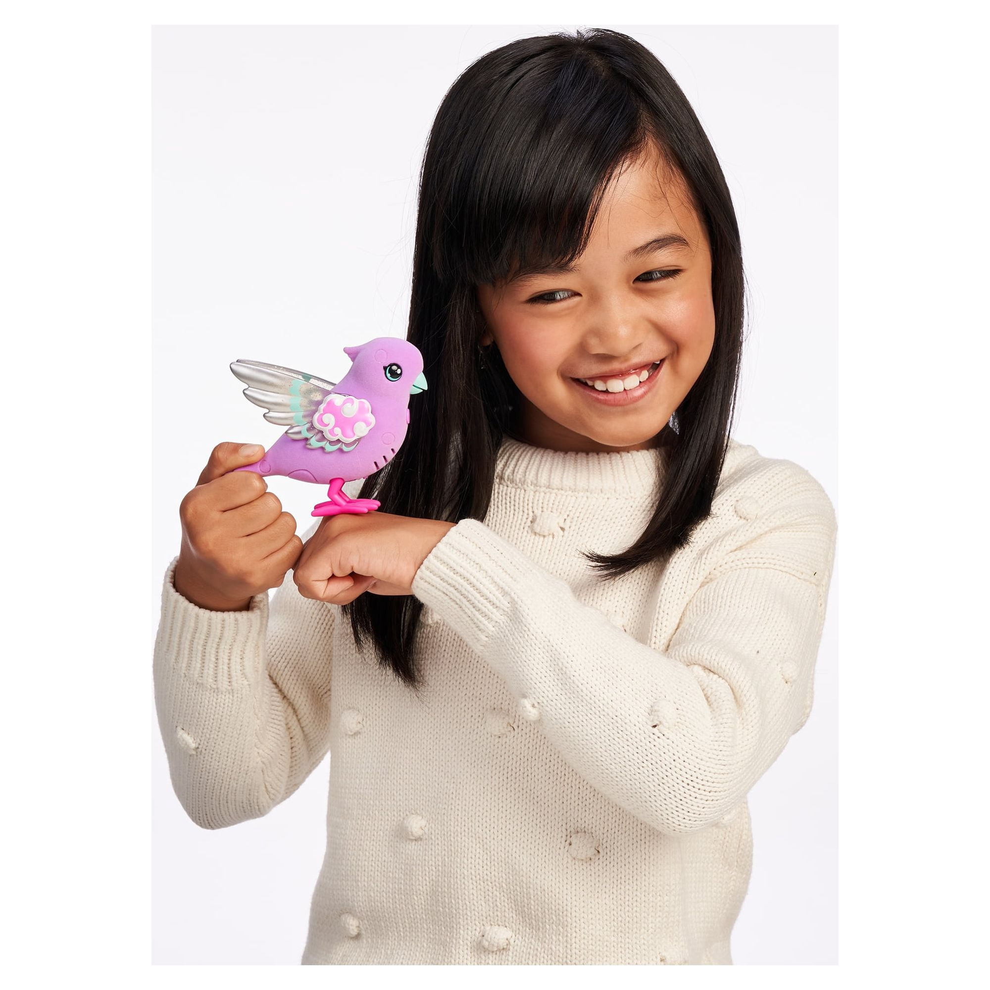 Little Live Pets, Lil' Bird & Bird Cage: Polly Pearl, Pet, Playset, Interactive Toys, Ages 5+
