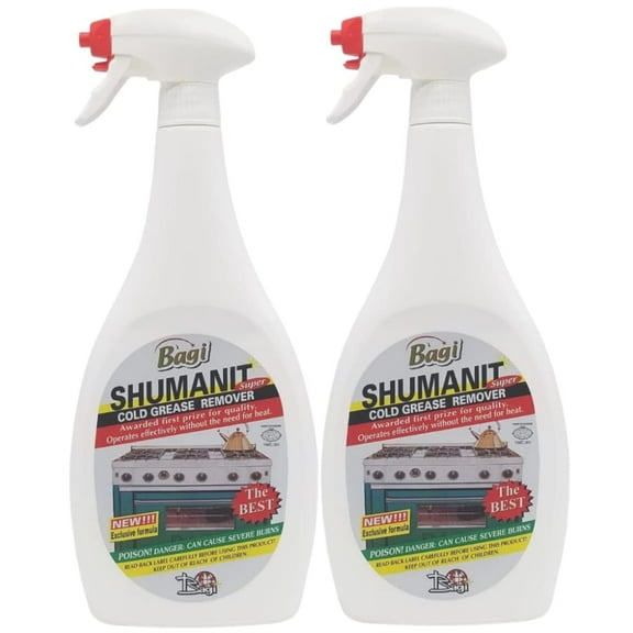 SHUMANIT Shumanit Bagi Cold Grease Remover -Kosher For Passover 26.4 Fl Oz In Sanisco Packaging (2 Pack)