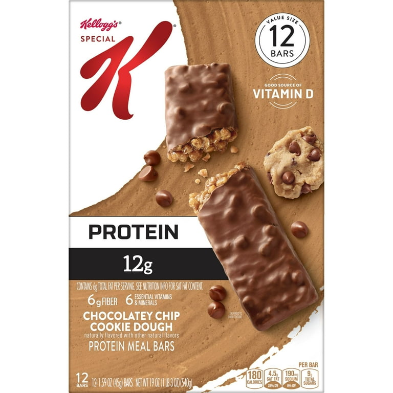 Kellogg s Special K Chocolatey Chip Cookie Dough Chewy Protein