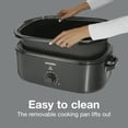 thumbnail image 5 of Proctor Silex Electric Roaster Oven with Self-Basting Lid, Black, 18 Quarts, 32211, 5 of 8