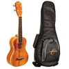 Oscar Schmidt OU5LHK-A Left-Handed Concert Size Koa Ukulele with UB3 Gig Bag