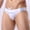 White, variant on TAmten Mens Swimsuits Large Men's Classic Swim Mini Briefs, Solid Color(Navy,M)