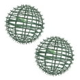 thumbnail image 1 of Houderco 2Ud Soporte Para Flores En Bola De Plástico Verde Con Divisible Para De Jardín Y Fiesta, 1 of 8