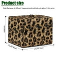 thumbnail image 6 of ZIATUBLES Brown Leopard Print Dustproof Protector for Juice Extractors Multi-Function Washable Kitchen Appliance Storage Bag Stain Resistant Countertop Decor Case, 17 "W x 11 "D x 15 "H, 6 of 7