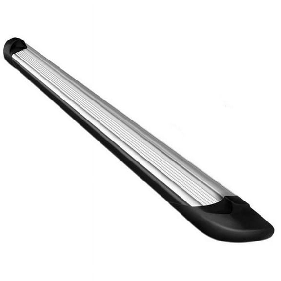 Black Horse Off Road Black Horse Silver Aluminum Transporter Running Boards Compatible with 2015-2022 Chevrolet Colorado / 2015-2022 GMC Canyon