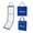 Blue, variant on Foldable Full Length Mirror, 12.2x42.52in Handbag with 3 Panel Mirror Portable Long Mirror for Outdoor Travel Blue