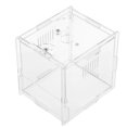 thumbnail image 1 of BRIGHTFUFU Caja Acrílica Para Cría De Reptiles Y Terrario Transparente Ideal Para Observación De, 1 of 8