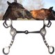 thumbnail image 5 of Broca occidental antigua de acero inoxidable para masticar caballos con adornos Gs, 5 of 8