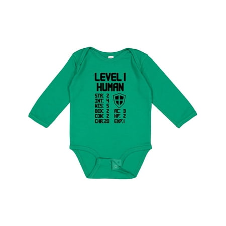 

Inktastic Level 1 Human Gift Baby Boy or Baby Girl Long Sleeve Bodysuit