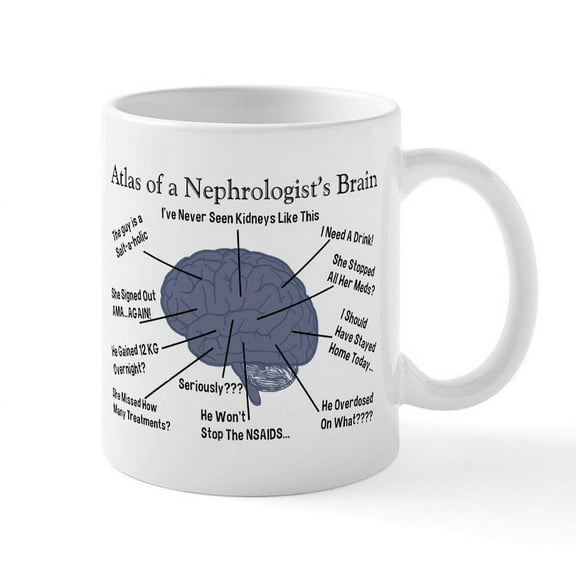 CafePress - Nephrologist Humor Mugs - 11 oz Ceramic Mug - Novelty Coffee Tea Cup