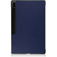 thumbnail image 6 of Epicgadget Case for Samsung Galaxy Tab S8 Ultra 14.6 Inch (SM-X900/X906) - Lightweight Tri-Fold Stand Shell Auto Wake/Sleep Case Cover for Galaxy Tablet S8 Ultra (2022 Released) (Navy Blue), 6 of 7