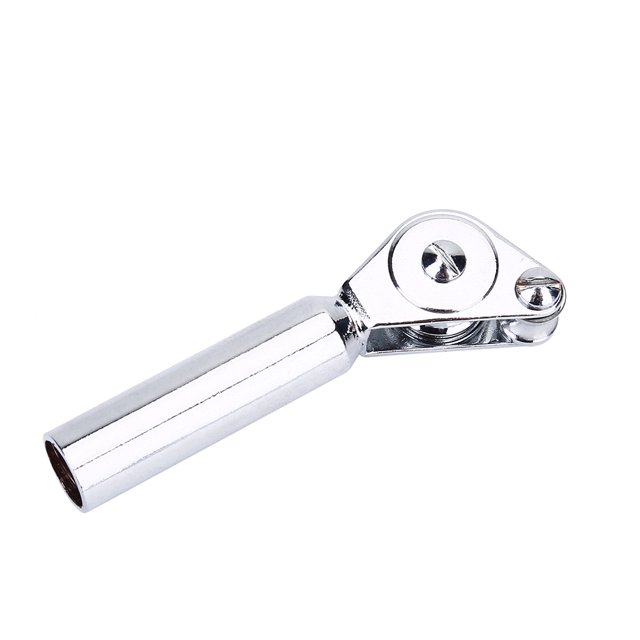 WALFRONT Fishing Roller Guide Tip Top Fishing Pole Rod - Stainless Steel Roller Rod Tip Guide Sea Boat Fishing Trolling Tackle Accessory Silver