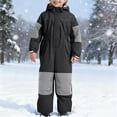 thumbnail image 6 of XIMIN Snow Suit for Girls One Piece Snowsuit Waterproof Insulated Waterproof Winter Overalls Snowboarding Ski Suits Coats Jumpsuits Outdoor Snowsuit, 6 of 8