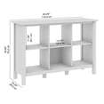 thumbnail image 2 of Bush Furniture Mayfield 6 Cube Bookcase in Shiplap Gray/White - Engineered Wood, 2 of 6