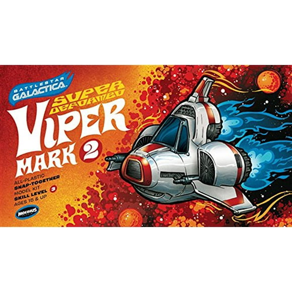 Moebius Battlestar Galactica: Viper MK II Super-Déformez Model Kit