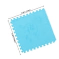 thumbnail image 2 of WASHWEPE 8Ud Colchoneta Spliceable Para Hamster Y Cobaya Con Cómodo Azul, 2 of 7
