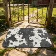 thumbnail image 4 of Cow Print Farmhouses Bathroom Mat Soft Absorbent Non-Slide Shaggys Rug Machines Washable Door Mat For Laundry Room Entryway Indoor Floor Decor, 4 of 7