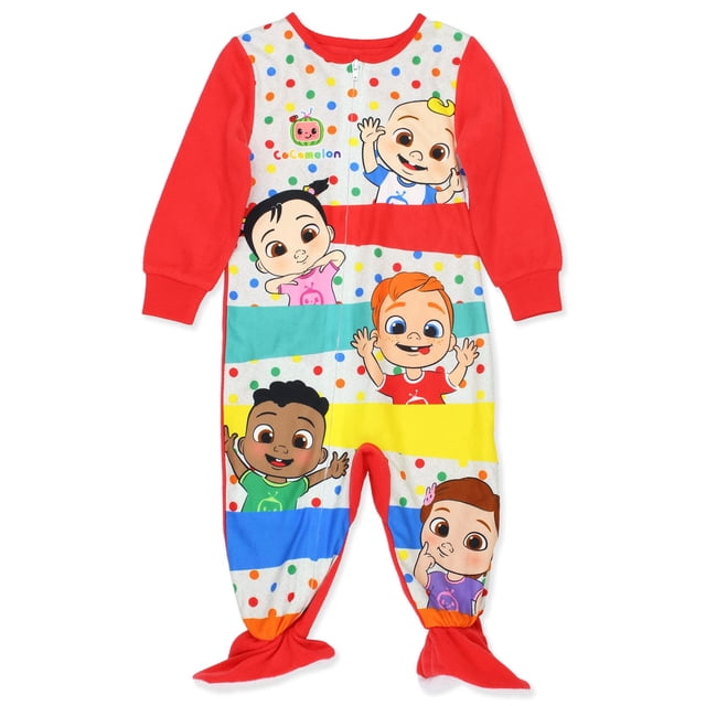 Pijama con pies para bebé y niño CoComelon Rojo 24M
