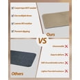 thumbnail image 3 of Stair Treads for Wooden Steps, Brown Farmhouse Peel and Stick Stair Treads with Adhesive, Vintage Country Monochrome Textured Non Slip Indoor Stairs Runner Rugs Mats for Elders Dogs 8"x30"10PCS, 3 of 7