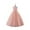 Pink, variant on Girls Elegant Princess Dresses Costumes for Halloween Christmas Party Fancy Dress up