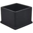 thumbnail image 1 of Juego de 4 tapas de goma antideslizantes cuadradas para patas de sillas, patas de mesa, 40 x 40 mm (4,0 x 4,0 cm), negro Xemadio XDJZ-111-54, 1 of 6