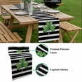 thumbnail image 5 of St. Patrick's Day Table Runner - 48 Inch Long, Kitchen Dining Table Runner Dresser Scarves, Lucky Shamrock Grass Black Stripes Farmhouse Decor for Coffee Tables Wedding Party Banquet, 5 of 8